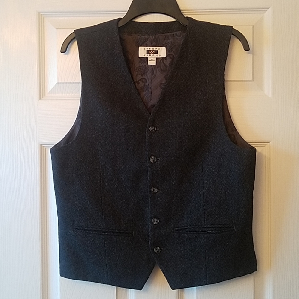 Joseph Abbound Tweed Vest